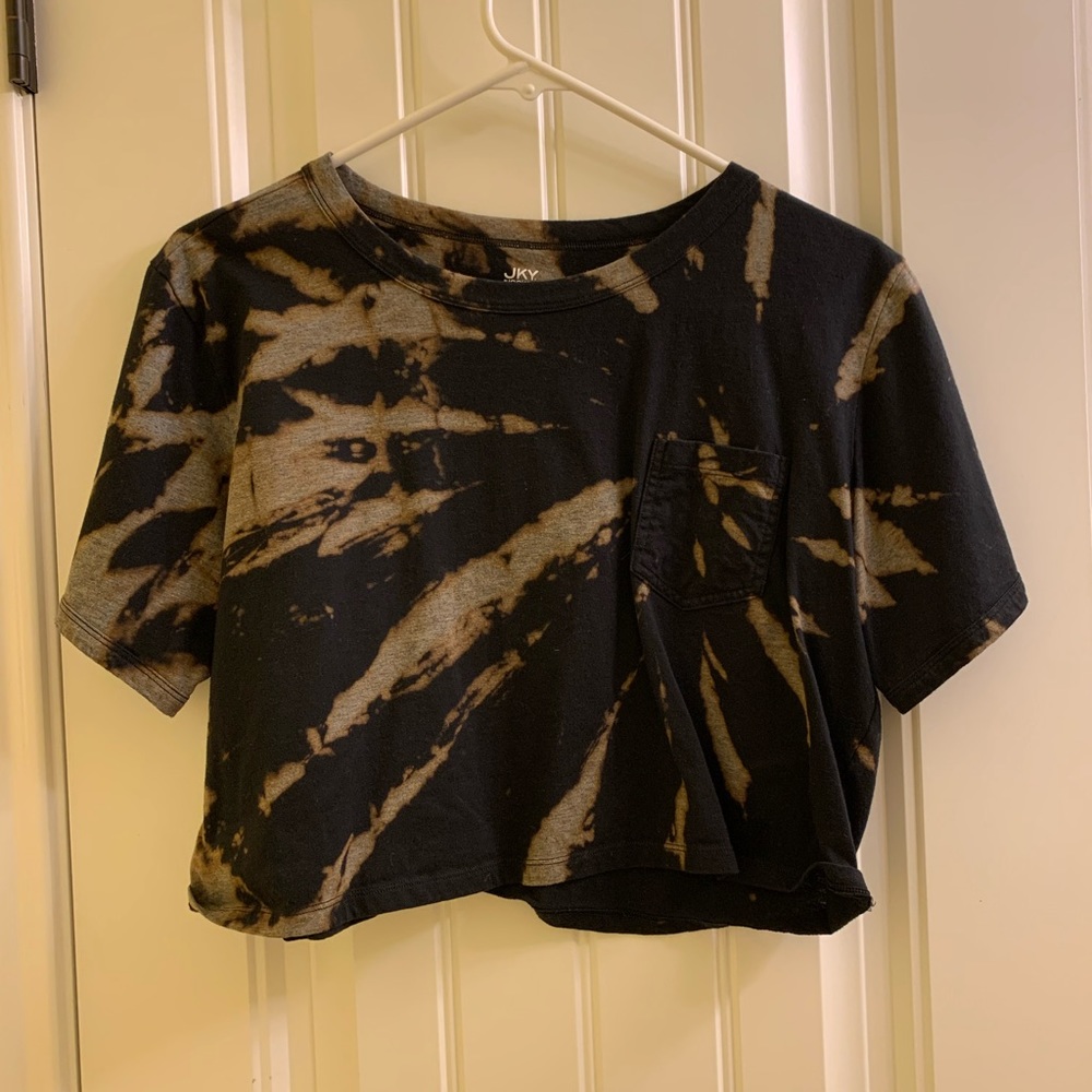 Bleach dye crop top